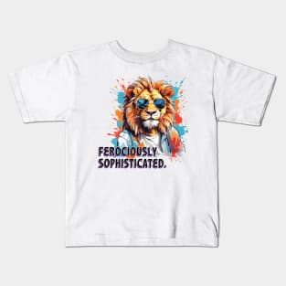 Lion Man T-Shirt: 'Ferociously sophisticated Kids T-Shirt